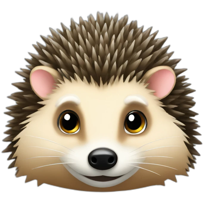 Hedgehog on Honeybadger emoji