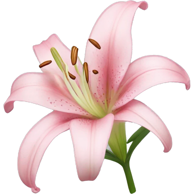 light pink lilium emoji