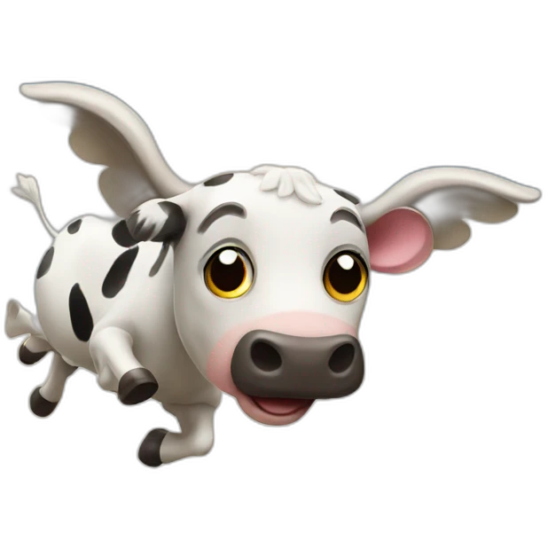 flying cow emoji