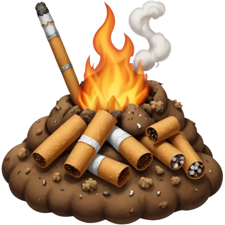 گوه و سیگار emoji