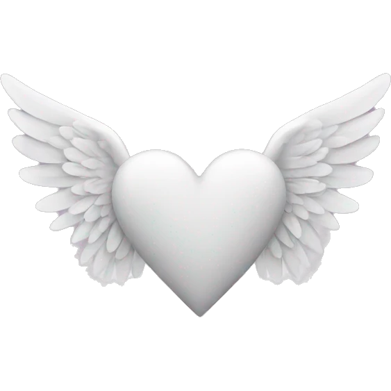heart with angel wings emoji
