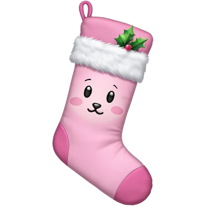 Natale rosa, estetico  emoji