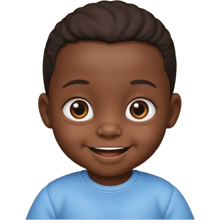 Black baby jesus emoji