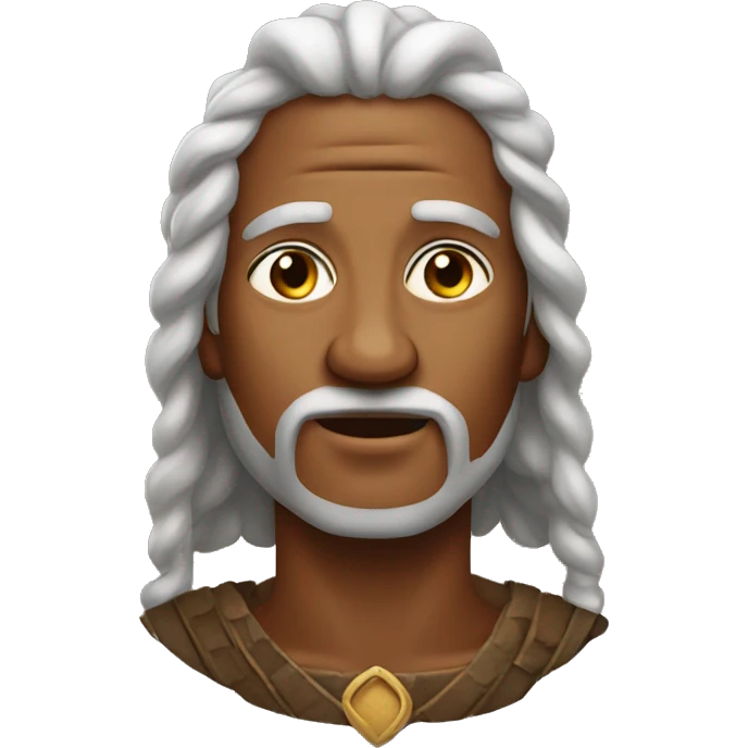 ancient man in love emoji