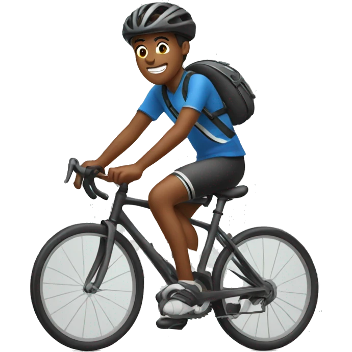 boy cycling emoji