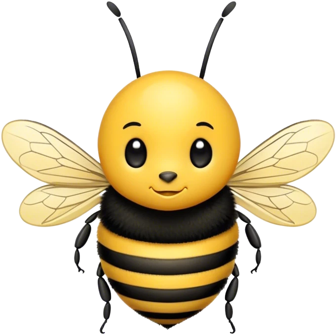 Cute little bee emoji