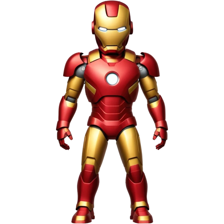 Make a 3d iron man emoji