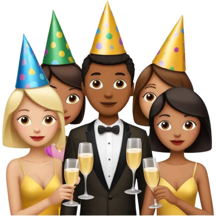 New Year's Day in US
 emoji