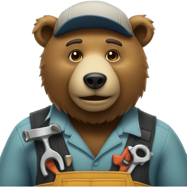 Bear mechanic emoji