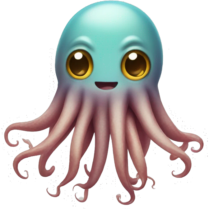 two squid happy  emoji