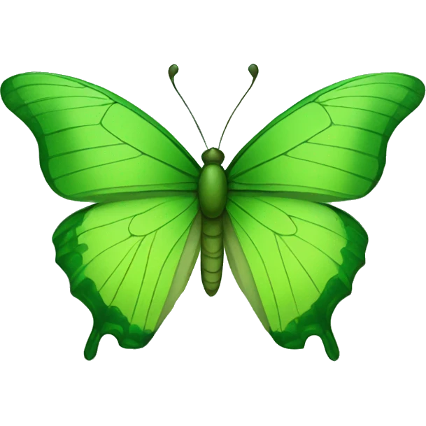 Green Butterfly  emoji