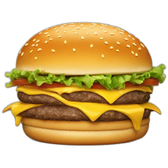 big boy burger emoji