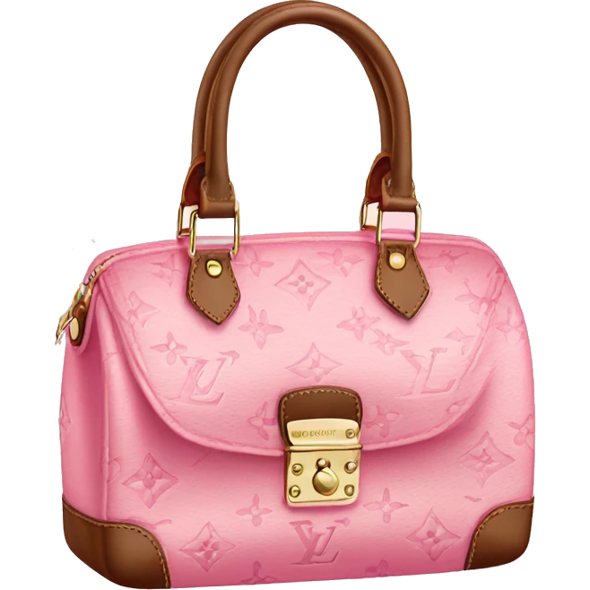 Pink louis vuitton bag emoji