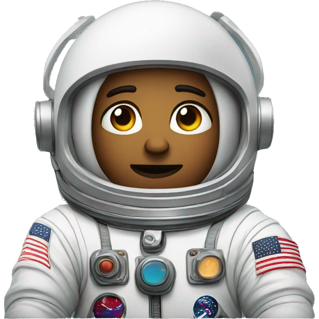 astronaut shrugging emoji