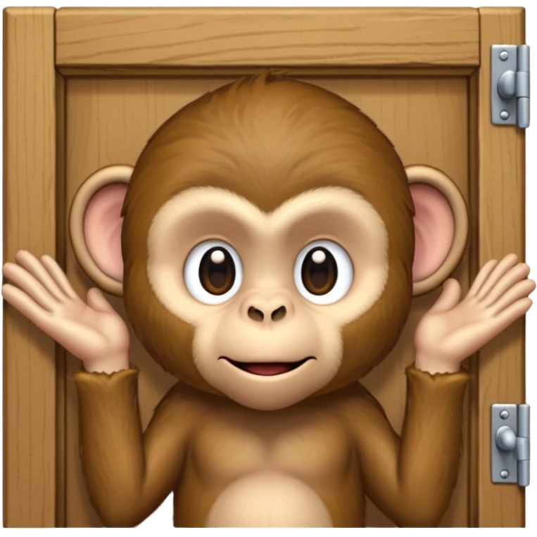 monkey knocking on door emoji