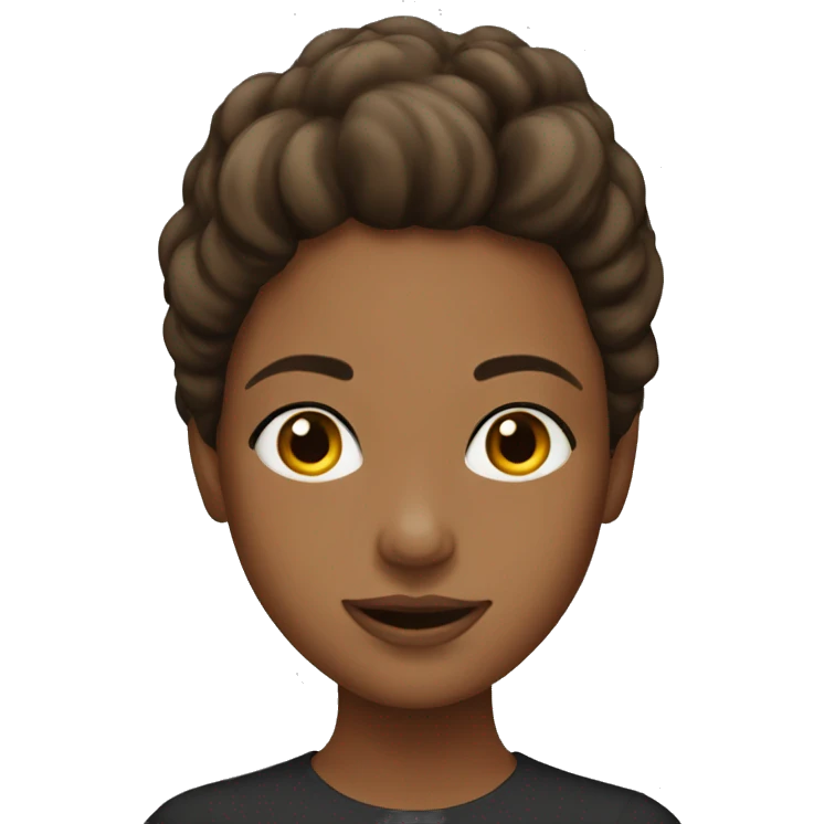 Hill brunette girl emoji