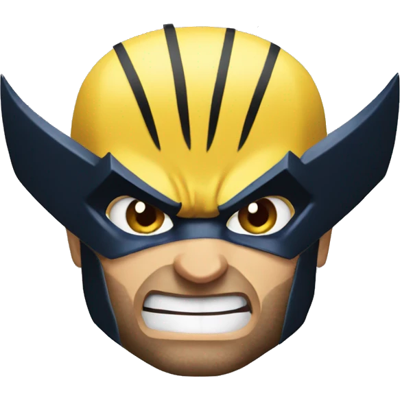 Create an emoji of wolverine emoji