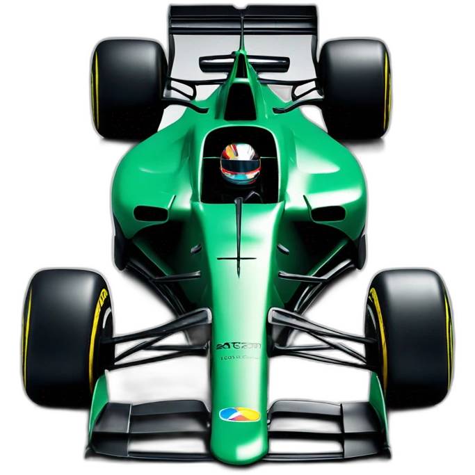 Aston Martin green formula 1 car emoji