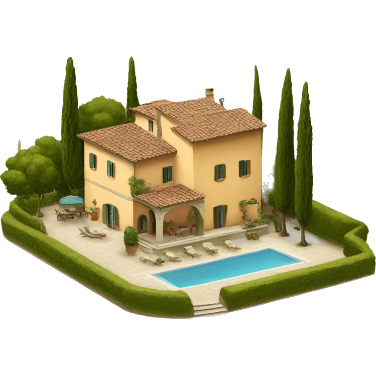 Tuscany villa emoji