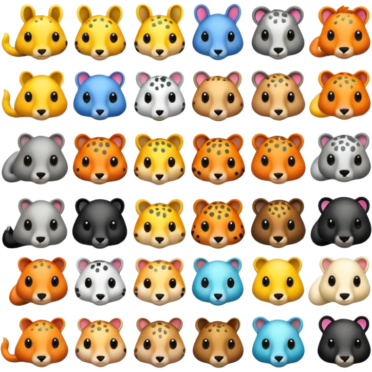 spotted animals emoji