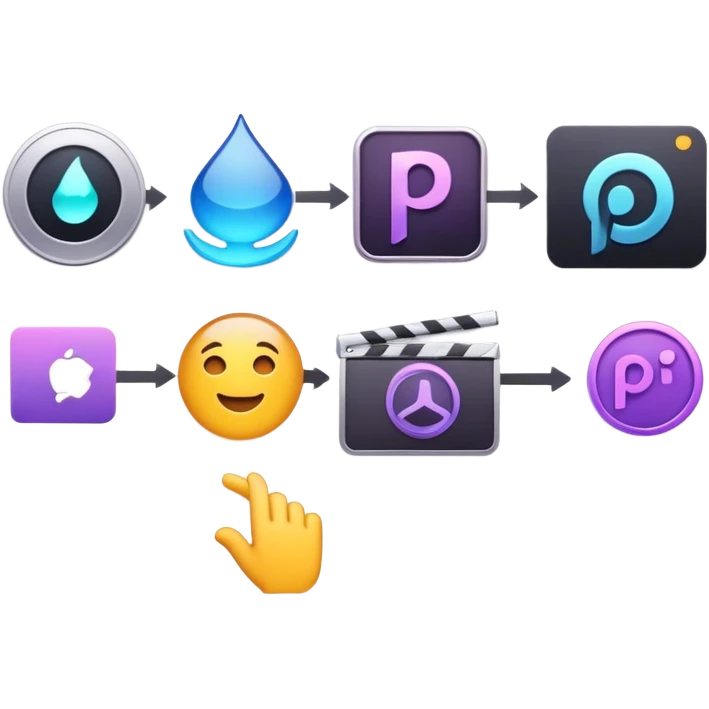time line of premier pro  emoji