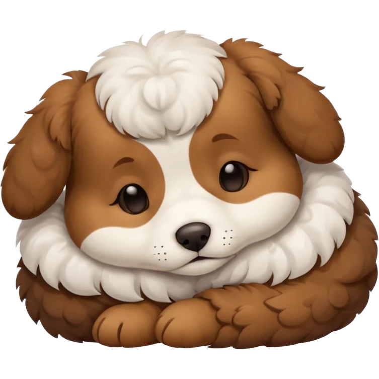 sleepy puppy emoji