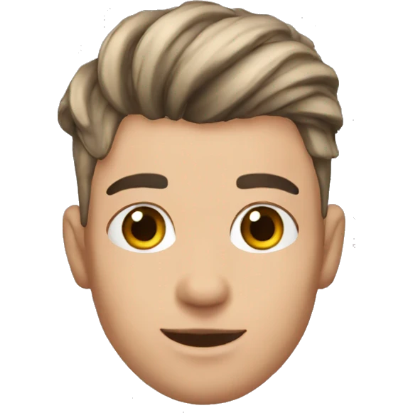 pinky head low hair tattooed 21 years old boy emoji