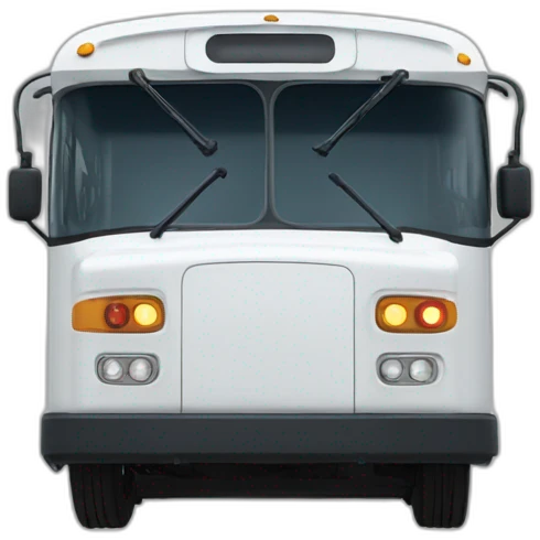 electric bus emoji