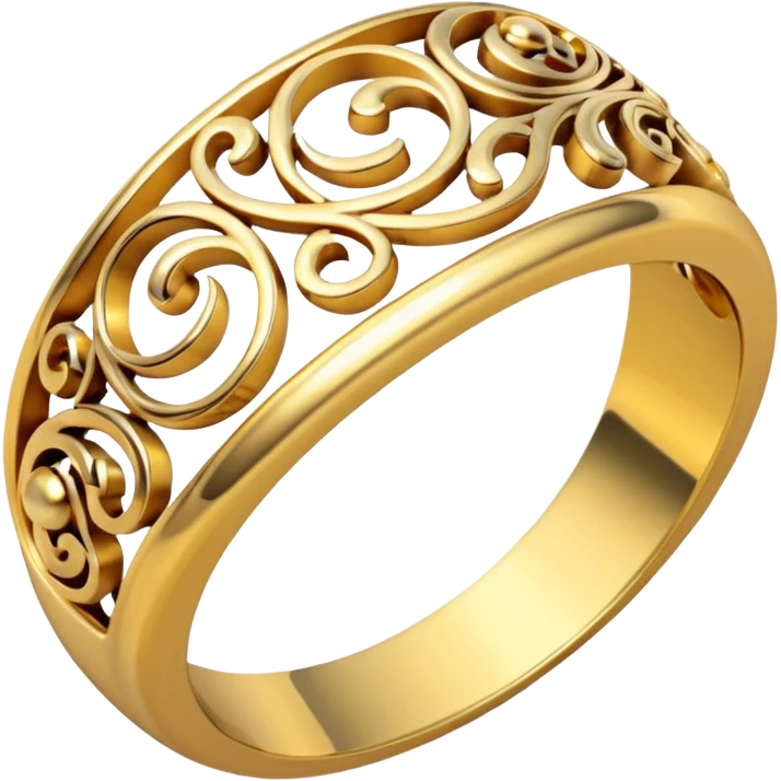 Same Aesthetic Engagement gold ring emoji emoji