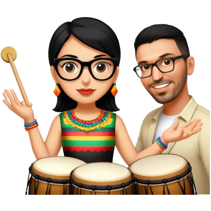 Festive Drummer emoji