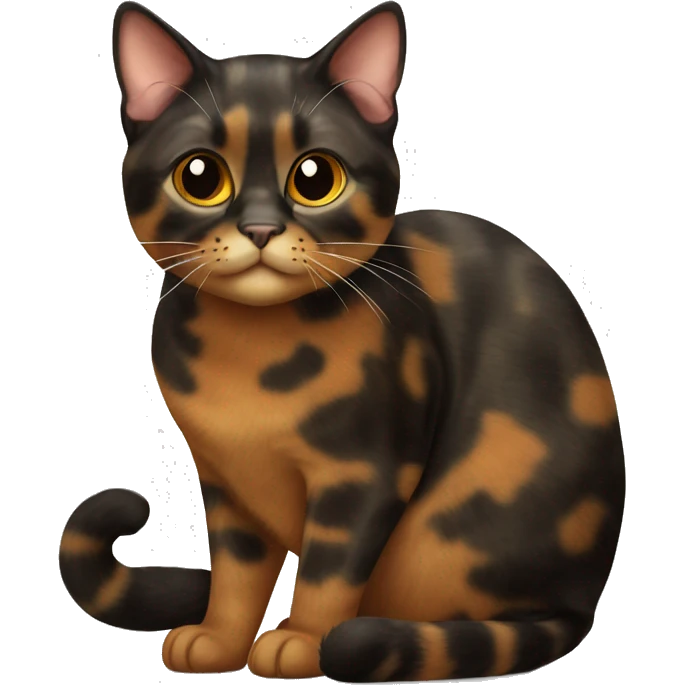tortoiseshell cat emoji