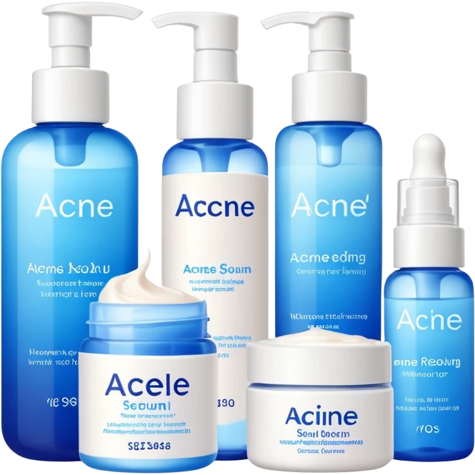 Acne reducing skincare emoji