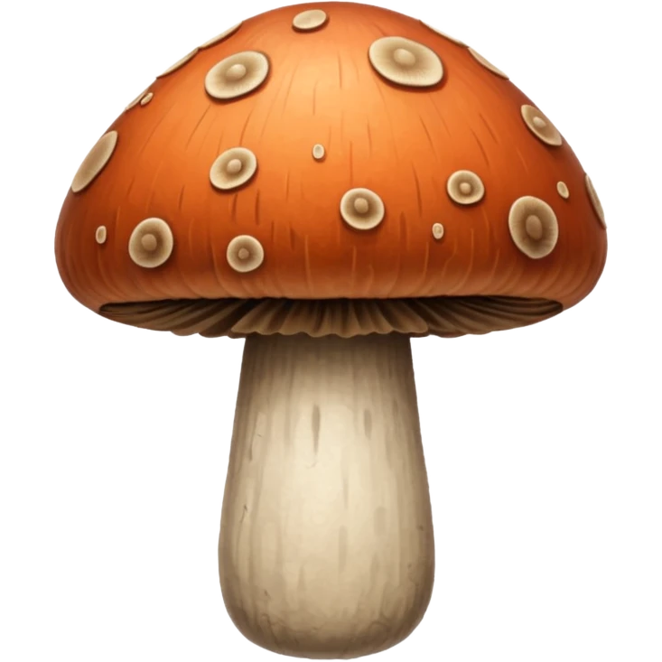 Brown Veiny mushroom head dick emoji