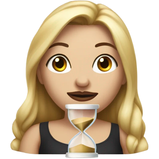 single Slim-Thicc white woman posing (hourglass figure) emoji