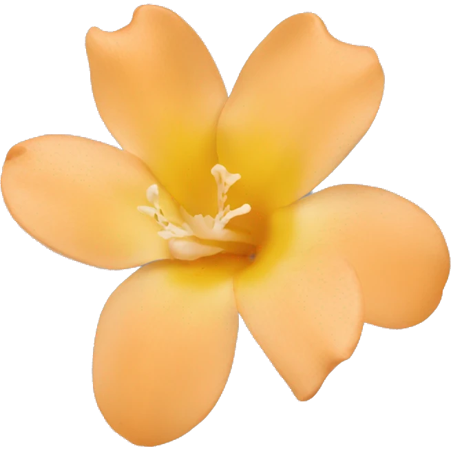 Apricot freesia emoji