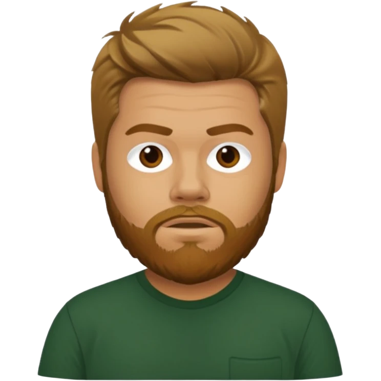 Ryan Dunn with dark green shirt  emoji