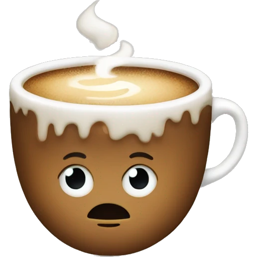 Christmas coffee emoji