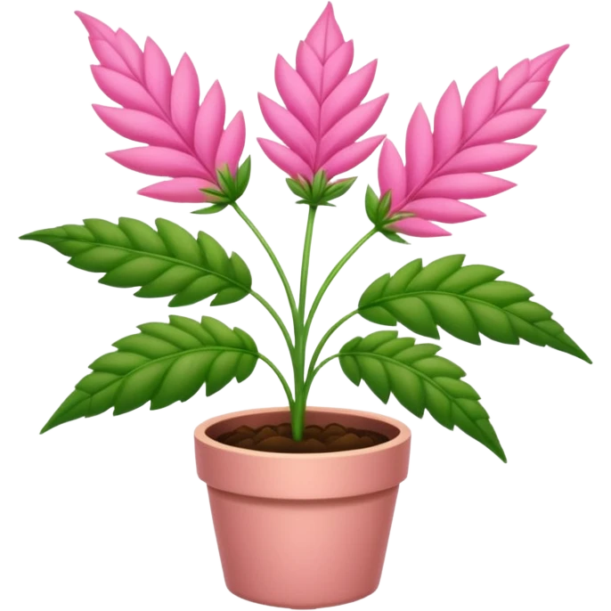 create a pink weed plant emoji emoji