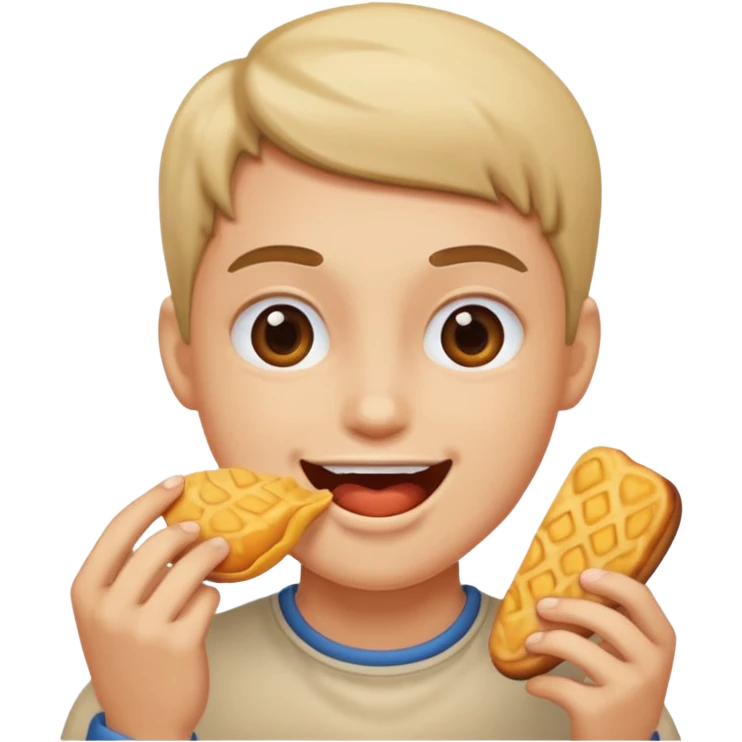 gererame un smojis comiendo emoji