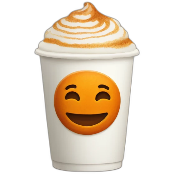 pumpkin spice latte emoji