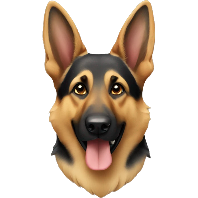 A German shepherd  emoji