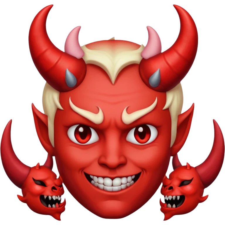 Blushing devil emoji 🥰😈 emoji