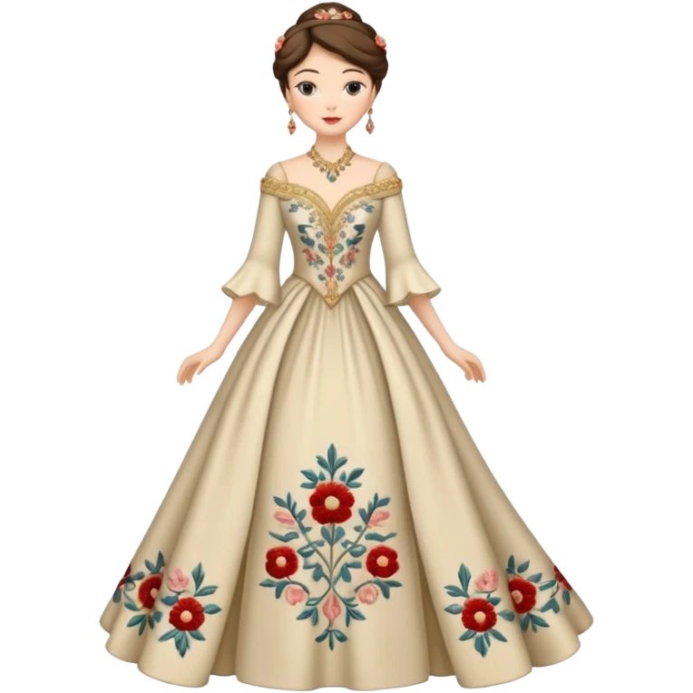 Character in Fairy Tale Beauty and Beast: Wardrobe Lady emoji