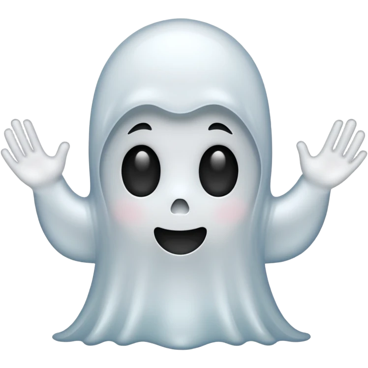 Mobile phone ghost cute  emoji