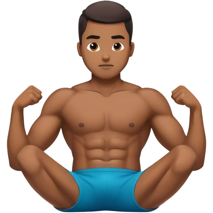 guy doing Abdominal Crunches emoji