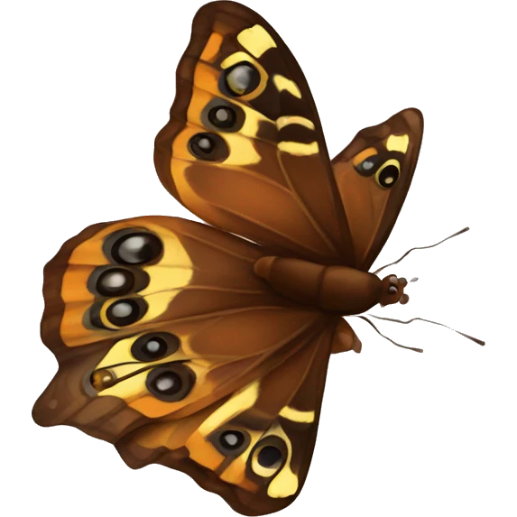 butterflye brown emoji