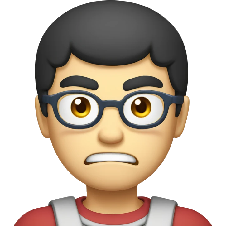 Angry nobita emoji