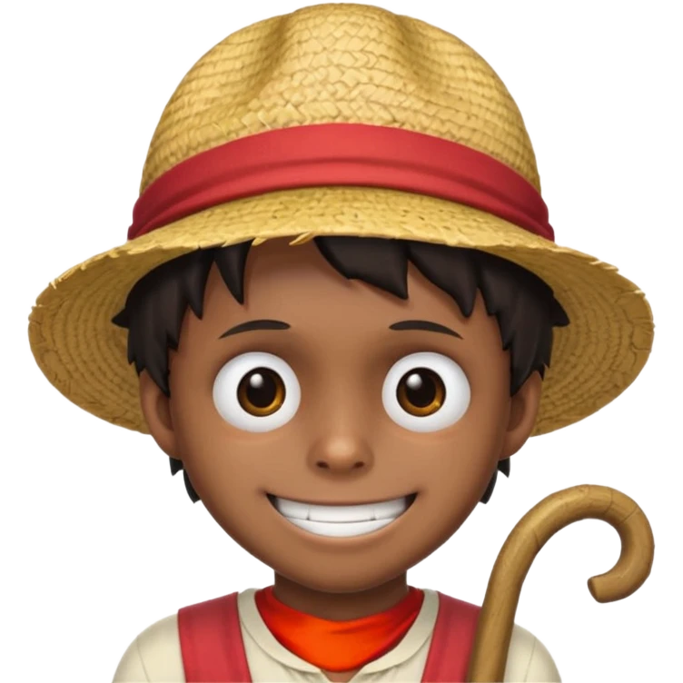 Make it based off the show.One piece and make it be like luffy emoji
