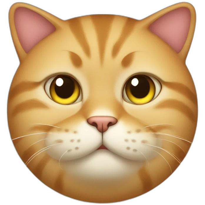 Fat cat emoji