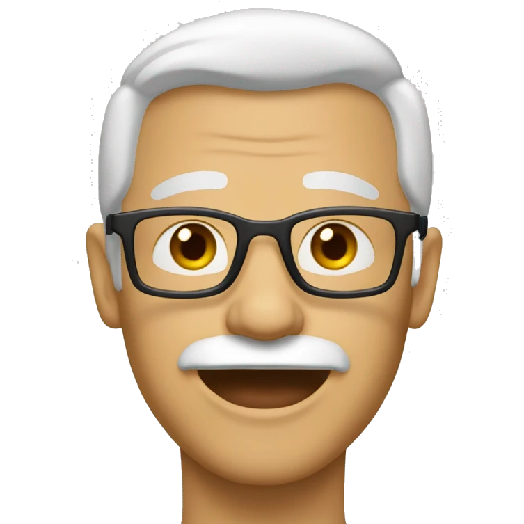 человек курит вейп emoji